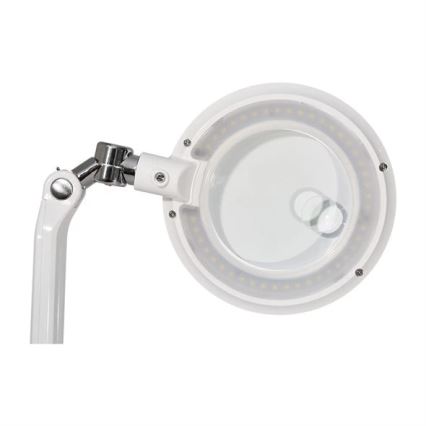 Dimbare LED-tafellamp met loep LED/7W/230V 6500K wit