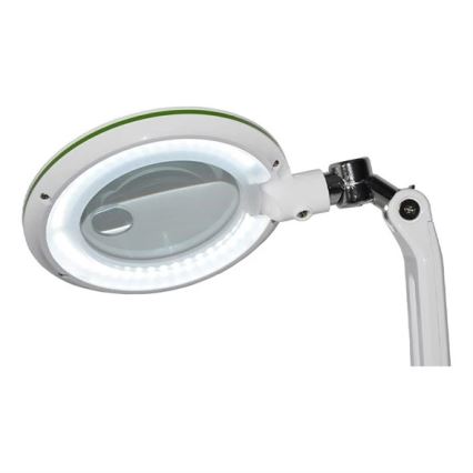 Dimbare LED-tafellamp met loep LED/7W/230V 6500K wit