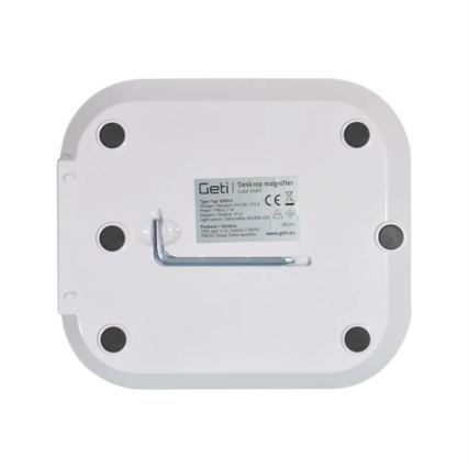 Dimbare LED-tafellamp met loep LED/7W/230V 6500K wit