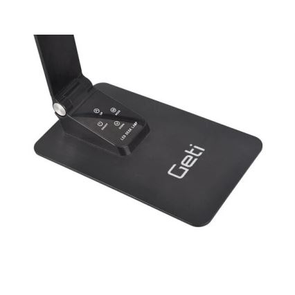 Dimbare LED tafellamp met USB LED/7W/230V 3000K/4000K/5500K zwart