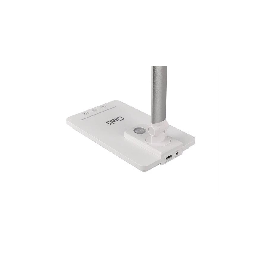 Dimbare LED tafellamp met USB LED/9W/230V 3000K/4000K/5500K wit