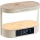Dimbare LED-tafellamp met wekker en oplaadfunctie TRIPLE DOCK LED/1,5W/5V