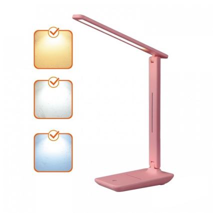Dimbare LED-tafellamp NOBLITE N LED/7W/230V 3000/4000/6500K roze