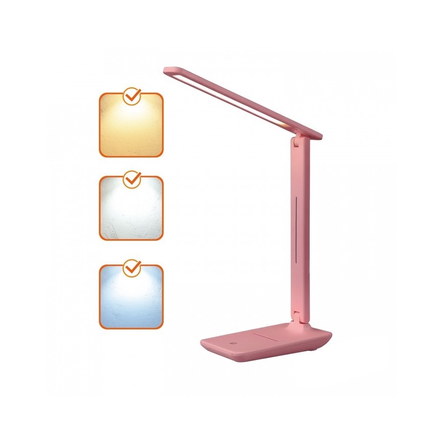 Dimbare LED-tafellamp NOBLITE N LED/7W/230V 3000/4000/6500K roze
