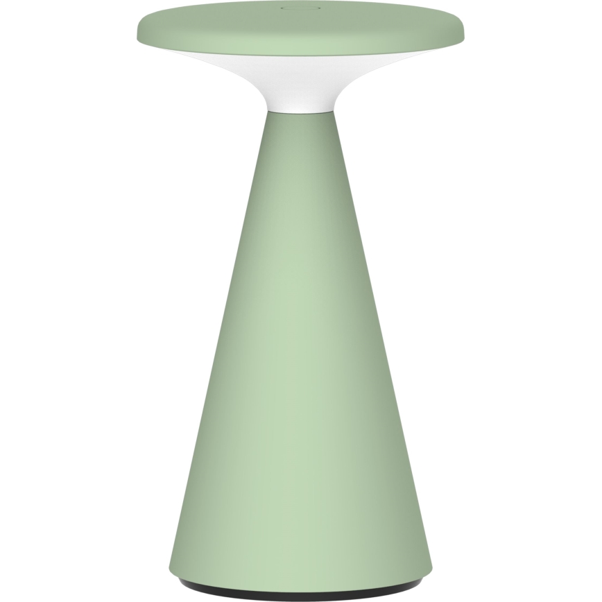 LED Dimbaar aanraken buitenshuis tafellamp PAROS LED/1,8W/5V USB 1800 mAh IP44 groen