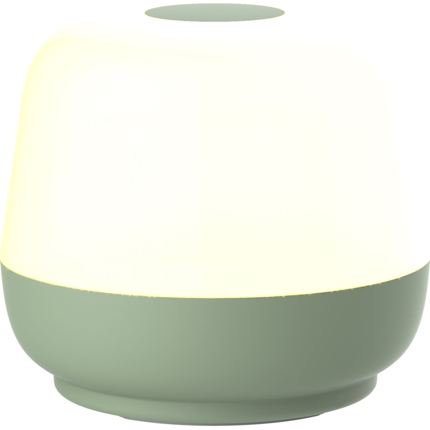 LED Dimbaar aanraken buitenshuis tafellamp SAMBA LED/1,2W/5V USB 1200 mAh IP44 groen