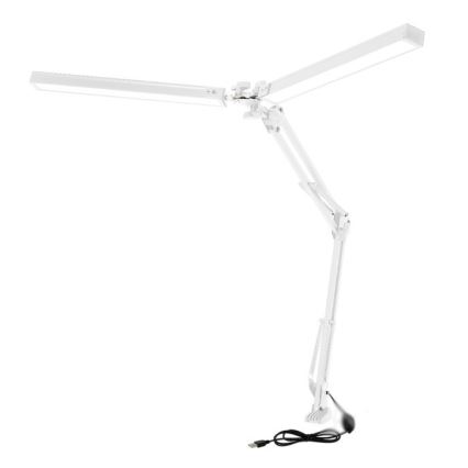 Dimbare LED tafellamp TENUIX DUO 2xLED/14W/230V 3000-6000K wit