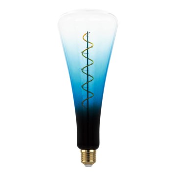 Dimbare LED-vintagelamp E27/4W/230V 2000K blauw - Eglo 12274