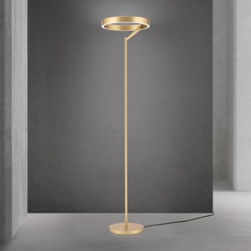 Dimbare LED-vloerlamp KOLK LED/40W/230V 2700/4000K goudkleurig