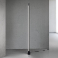 Dimbare LED-vloerlamp met bewegingssensor SOJIE LED/26W/230V zwart