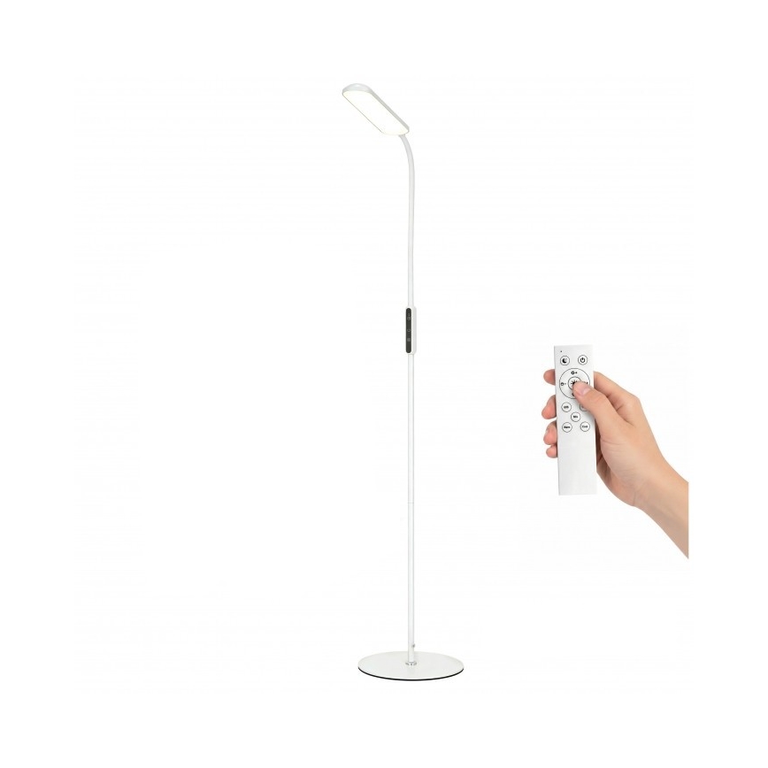 Dimbare LED-vloerlamp TEILO LED/10W/230V 3000/4000/6500K wit + afstandsbediening