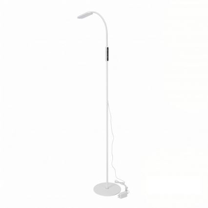 Dimbare LED-vloerlamp TEILO LED/10W/230V 3000/4000/6500K wit + afstandsbediening