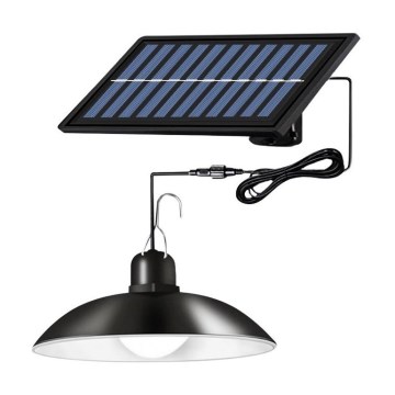 Dimbare LED zonne-hanglamp aan een kabel met sensor LED/1,8W/3,7V IP44 6500K 1600 mAh + afstandsbediening