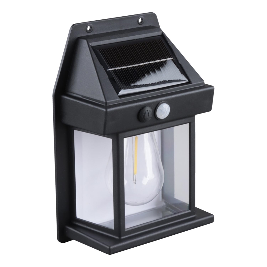 Dimbare LED-zonne-lantaarn met sensor LED/3,7V IP44 1200 mAh