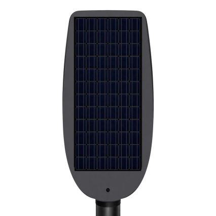 LED dimbare zonne-straatlamp met sensor VENICE LED/200W/3,2V 12000 mAh IP65 zwart + afstandsbediening