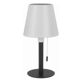 Dimbare LED-zonnelamp LED/2W/5V USB 1200 mAh IP44 wit/zwart