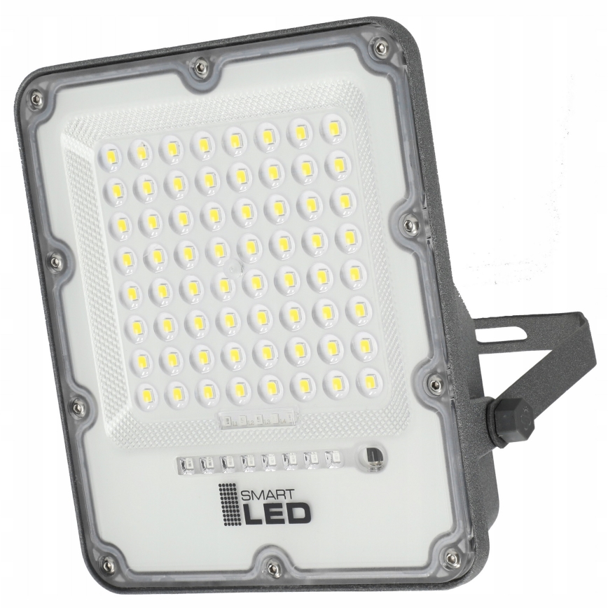 Dimbare LED-zonneschijnwerper LED/50W/3,2V 5000K 6000 mAh IP65 zwart + afstandsbediening