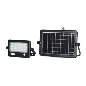 Dimbare LED-zonneschijnwerper met sensor LED/10W/3,7V 4000K IP65 7200 mAh + USB-poort
