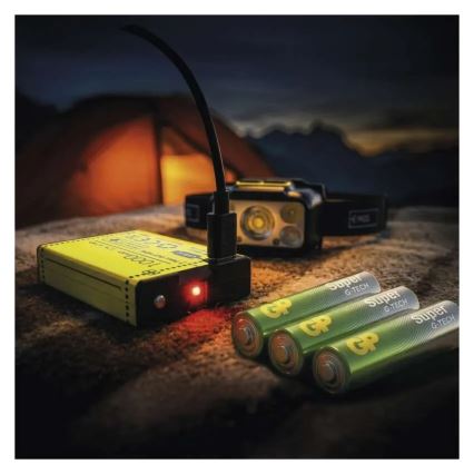 Dimbare oplaadbare hoofdlamp LED/3xAAA/1000 mAh 3,7V