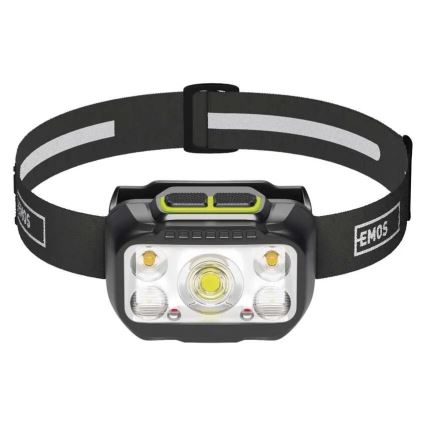 Dimbare oplaadbare hoofdlamp LED/3xAAA/1000 mAh 3,7V