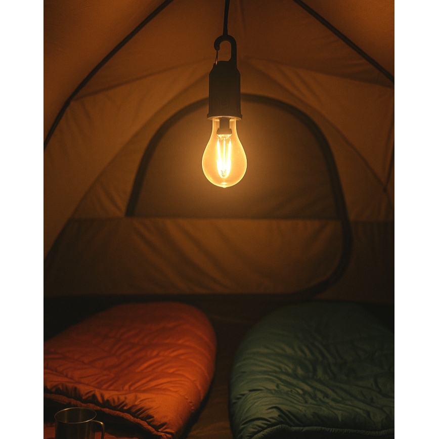 Dimbare oplaadbare LED-buitenhanglamp LED/3W/5V 400 mAh IP44