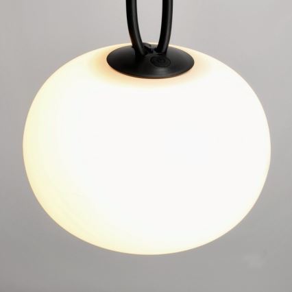 Dimbare oplaadbare LED-buitenlamp VENEZIA LED/1,5W/5V 2500K IP54 2600 mAh zwart