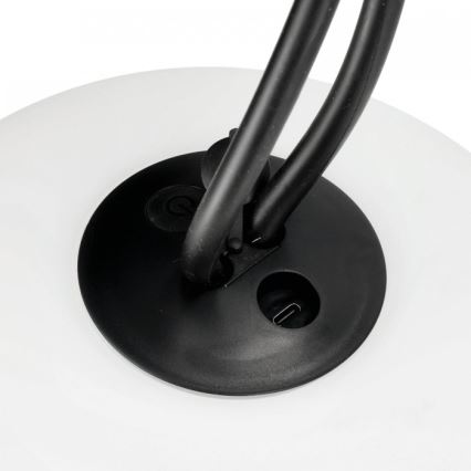 Dimbare oplaadbare LED-buitenlamp VENEZIA LED/1,5W/5V 2500K IP54 2600 mAh zwart