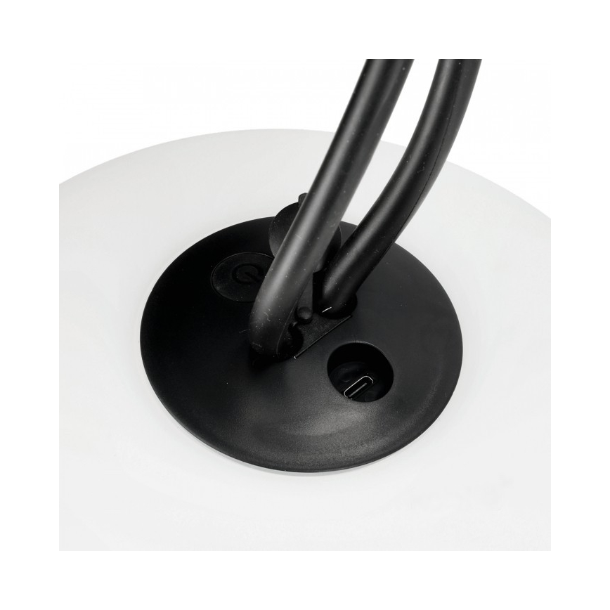 Dimbare oplaadbare LED-buitenlamp VENEZIA LED/1,5W/5V 2500K IP54 2600 mAh zwart