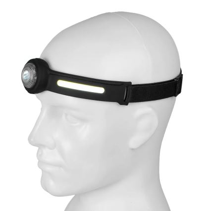 Dimbare oplaadbare LED-hoofdlamp met rood licht LED/5V IPX4 550 lm 600 mAh