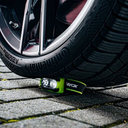 Dimbare oplaadbare LED-hoofdlamp met sensor en rood licht LED/10W/5V/3xAAA IP44 600 lm 1200 mAh