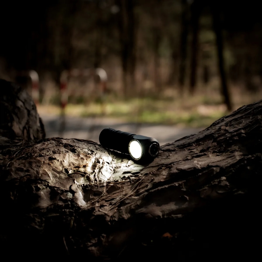 Dimbare oplaadbare hoofdlamp met rood licht 3-in-1 LED/10W/5V IP66 500 lm 800 mAh