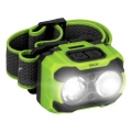 Dimbare oplaadbare LED-hoofdlamp met sensor en rood licht LED/10W/5V/3xAAA IP44 600 lm 1200 mAh