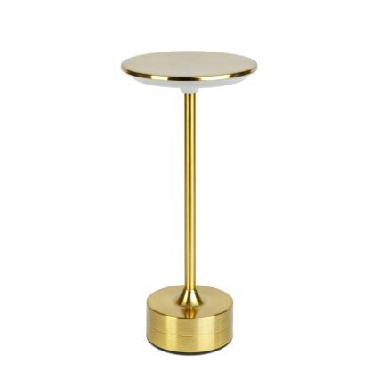LED dimbare oplaadbare bureaulamp NEW YORK LED/1,8W/5V 2700K/4000K/6500K 1200 mAh goud