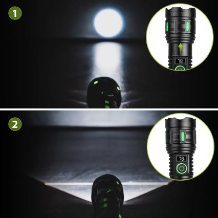 Dimbare oplaadbare LED-lamp met powerbankfunctie LED/20W/5V IP44 1200 lm 5000 mAh