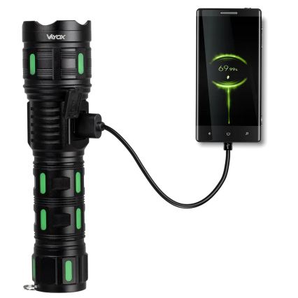 Dimbare oplaadbare LED-lamp met powerbankfunctie LED/20W/5V IP44 1200 lm 5000 mAh