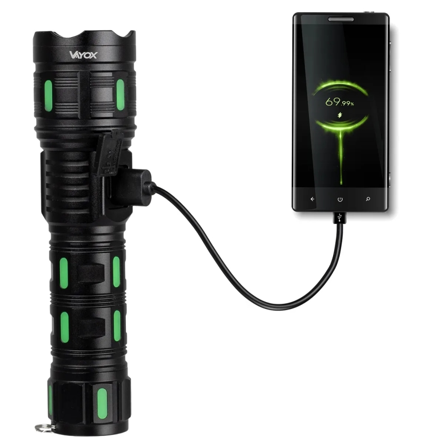 Dimbare oplaadbare LED-lamp met powerbankfunctie LED/20W/5V IP44 1200 lm 5000 mAh