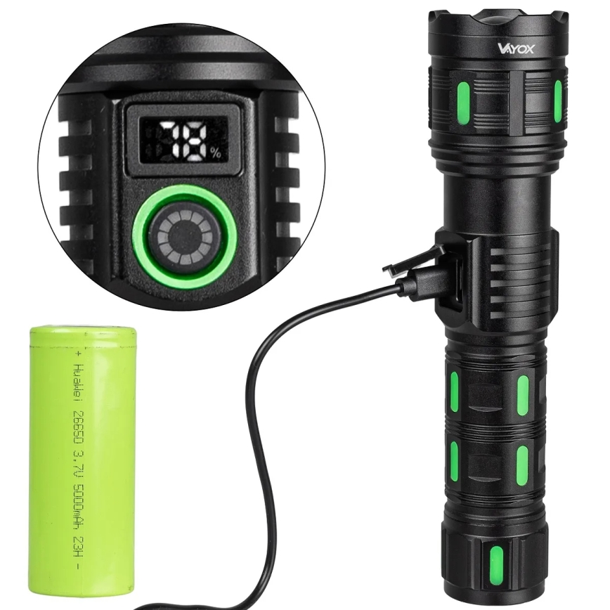 Dimbare oplaadbare LED-lamp met powerbankfunctie LED/20W/5V IP44 1200 lm 5000 mAh