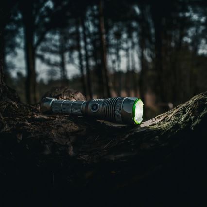 Dimbare oplaadbare LED zaklamp met powerbankfunctie LED/30W/5V IPX7 3000 lm 4000 mAh