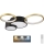 Dimbare plafondlamp ALIZEE LED/30W/230V 3000-6500K zwart/goud