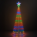 Dimbare RGBW LED kerstdecoratie voor buiten LED/4W/230V 180 cm IP44 kerstboom + afstandsbediening