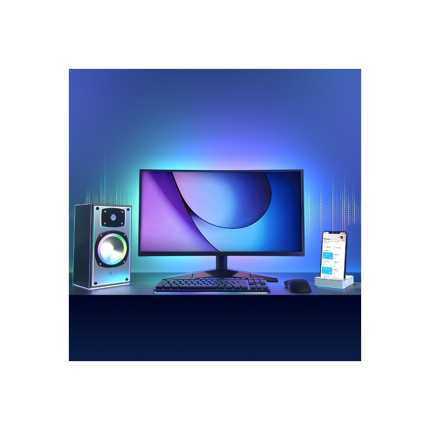 Dimbare RGBW LED strip 5 m LED/20,5W/230V Wi-Fi