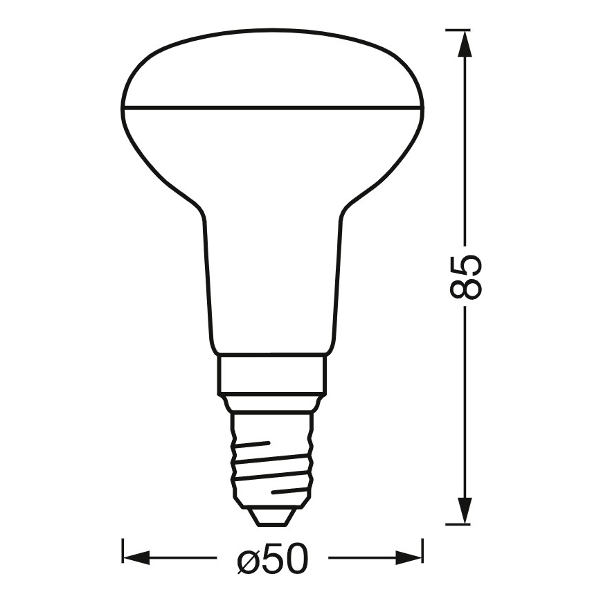Dimbare LED-reflectorlamp SMART+ R50 E14/3,3W/230V 2700-6500K Wi-Fi - Ledvance