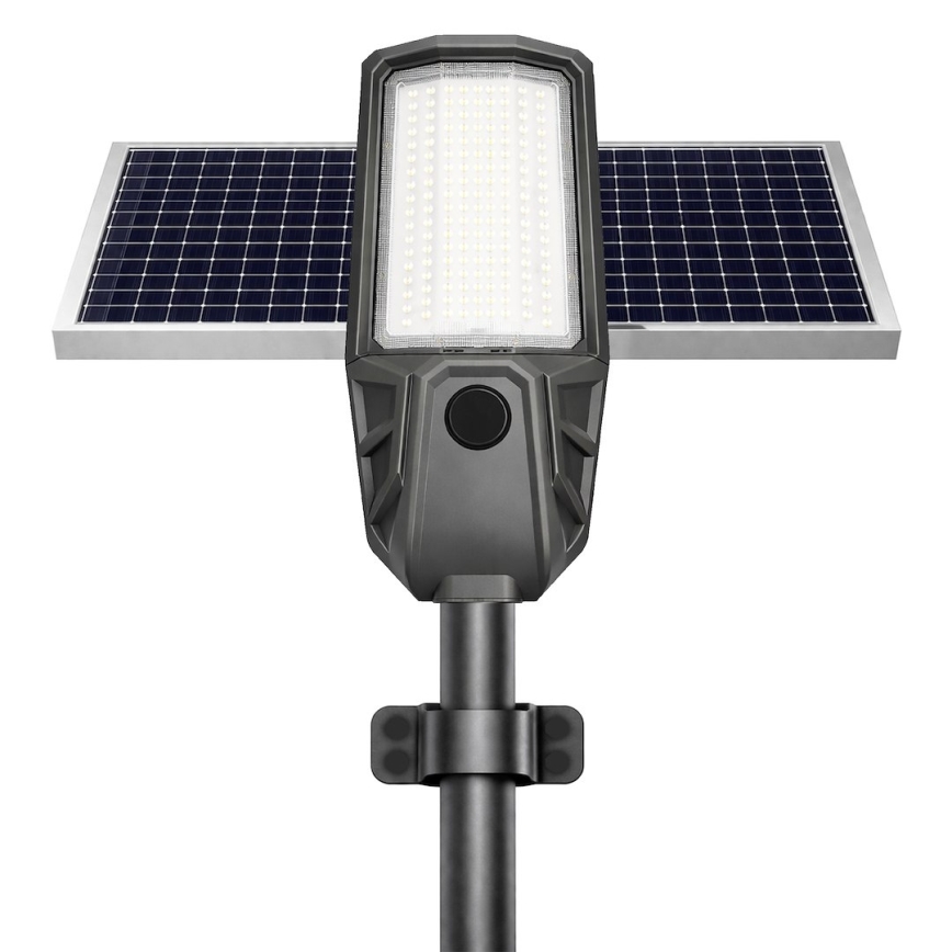 Dimbare LED-straatlamp met sensor en zonnepaneel KOBRA LED/400W/3,2V 24000 mAh IP65 antraciet + afstandsbediening