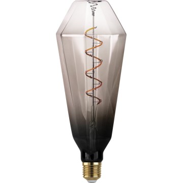 Dimbare Vintage LED-lamp E27/4W/230V 1800K met gerookt glas - Eglo 110238