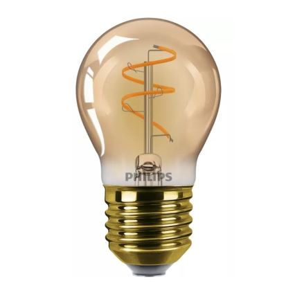Dimbare vintage LED-lamp Philips P45 E27/3,1W/230V 2200K CRI 90