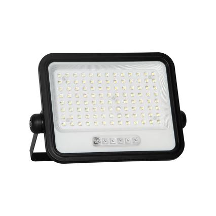 Dimbare LED-zonne-schijnwerper LED/200W/3,2V 2000-8000K IP65 10000 mAh zwart + afstandsbediening