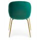 Dining chair LORI 82,5x49 cm groen