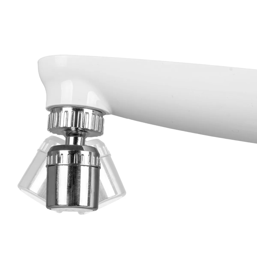 Doorstroomverwarmer met LED-display 3000W/230V IPX4 wit