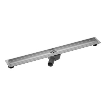 Douchegoot 94x8,1 cm zilver/grijs