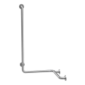 Douchegreep 66 x 118 cm, roestvrij staal (RVS), zilverkleurig